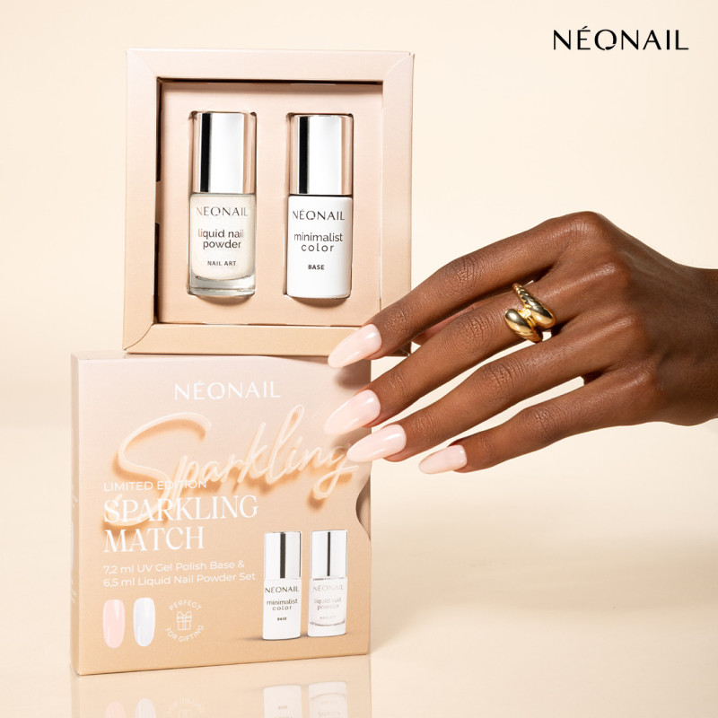 Sparkling Match – Set Base 7,2 ml & Polvere Unghie Liquida 6,5 ml Sparkling Match – Set Base 7,2 ml & Polvere Unghie Liquida 6,5 ml
